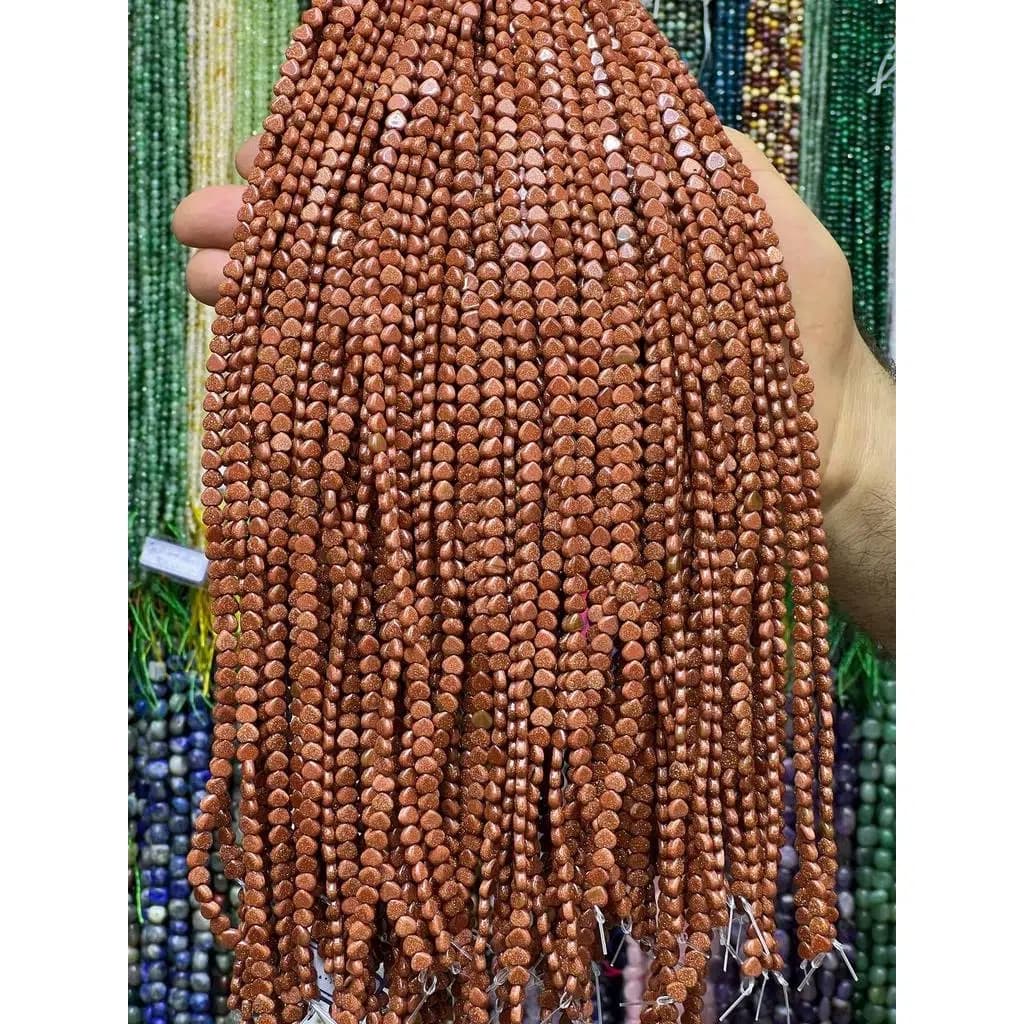 ریسه سنگ دلربا قلب سایز 6 کد 9632 — تصویر ۲
