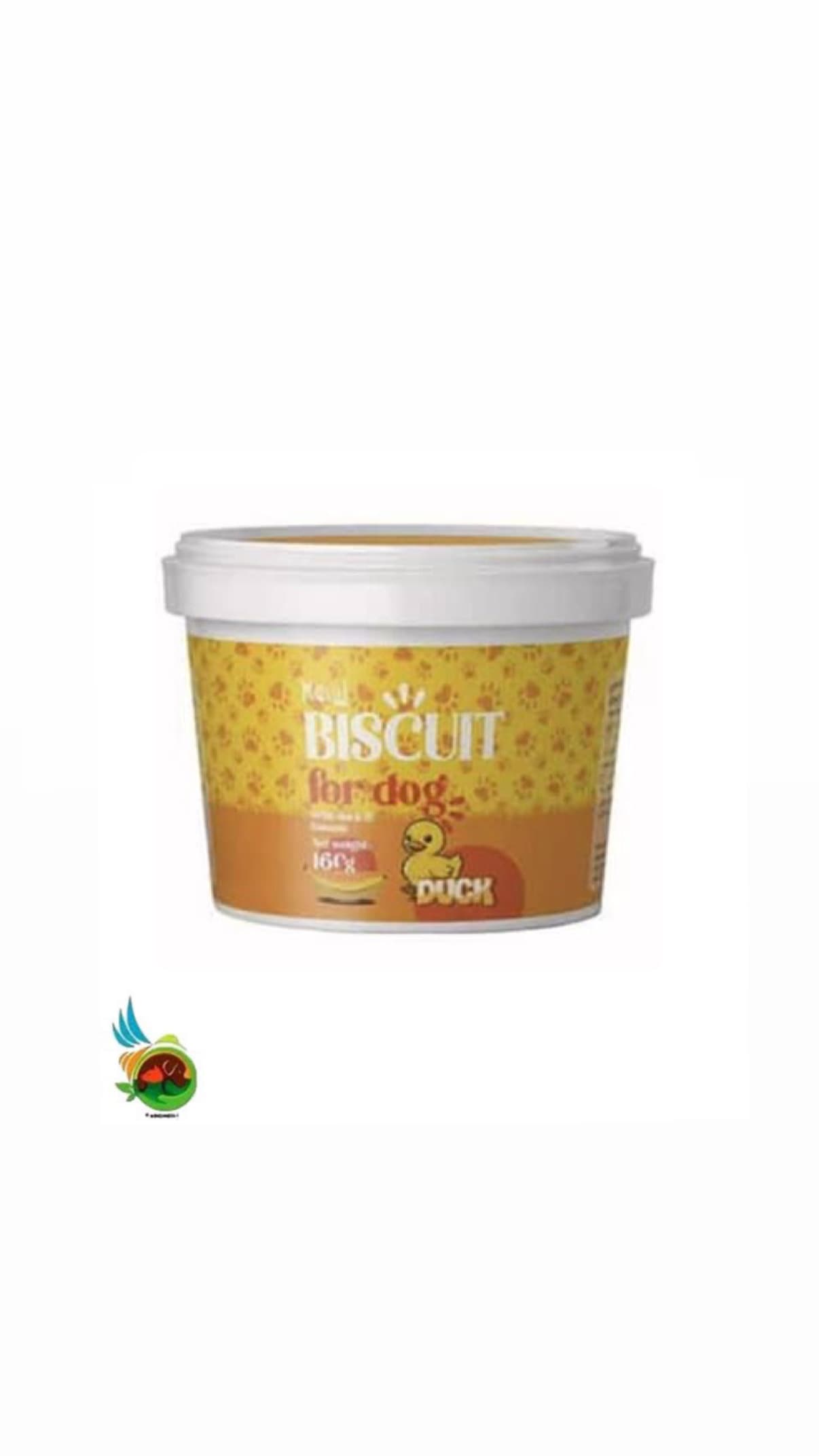 تشویقی بیسکوییتی سگ رویال کوکو طعم اردک و موز Royal coco biscuit for dog with duck & banana وزن 160 گرم — تصویر ۳