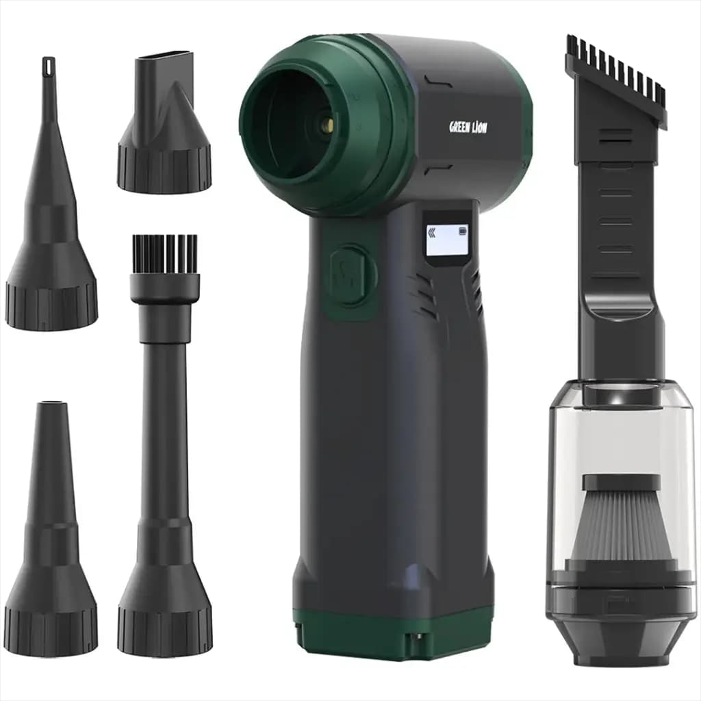 جارو و دمنده شارژی گرین لاین مدل Green Lion Air Master Blower & Vacuum Cleaner — تصویر ۱۰