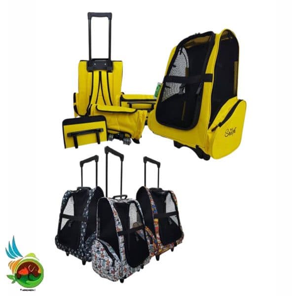 کیف حمل سگ و گربه ترولی سویل پت طرح دار