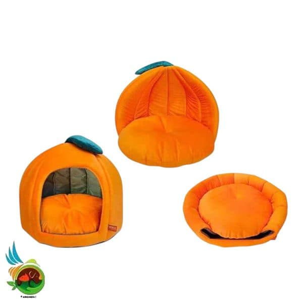 جای خواب سگ و گربه زاریکس طرح کدو تنبل ۳ کاره