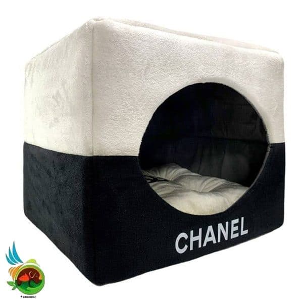 جای خواب سگ و گربه مخمل ۳ حالته طرح چنل