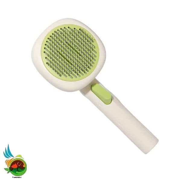 برس مخصوص سگ و گربه همراه با دکمه تخلیه مو مدل لوکا برند مورفی Morphy hair removing brush — تصویر ۳