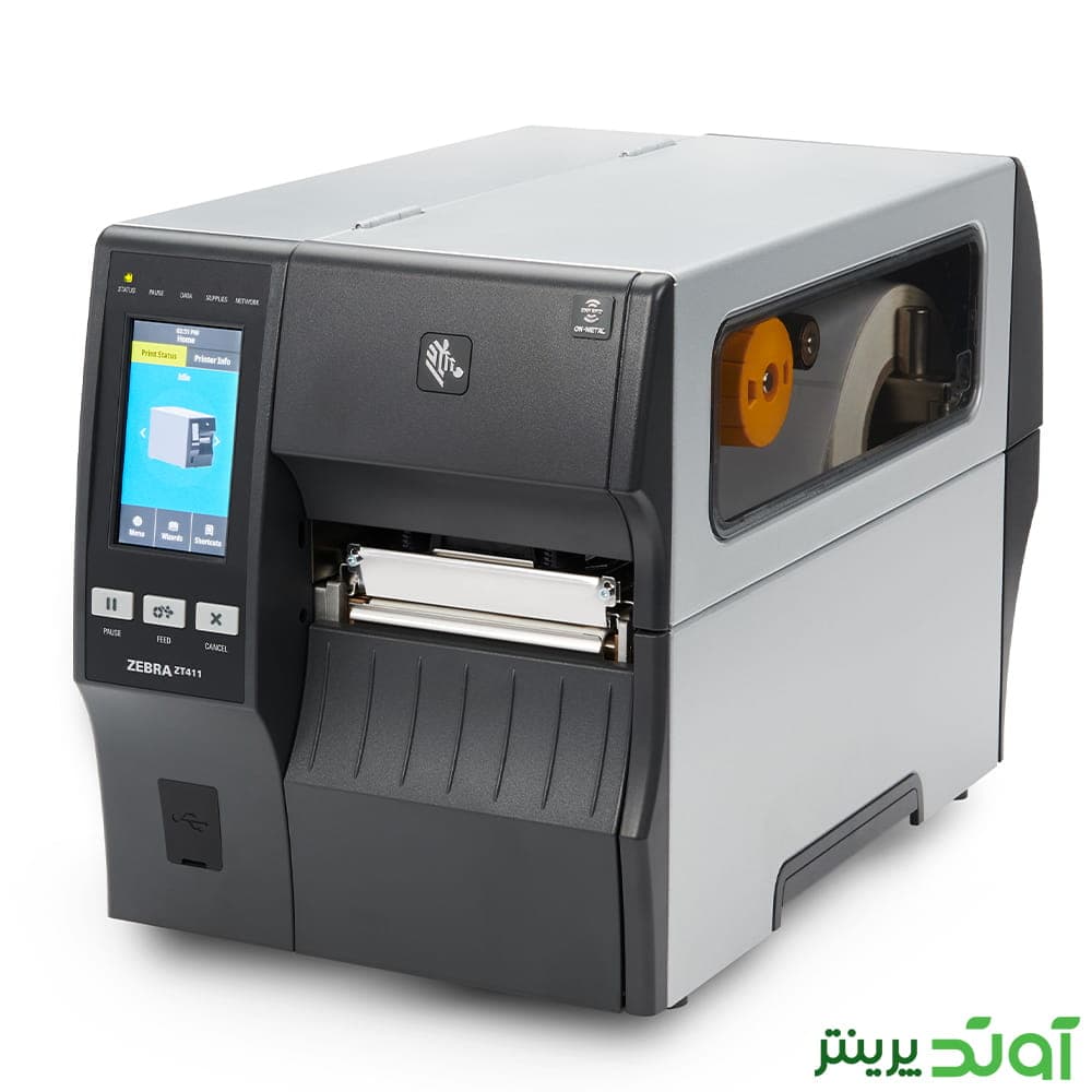 لیبل پرینتر صنعتی زبرا Zebra ZT411 600 dpi — تصویر ۱۱