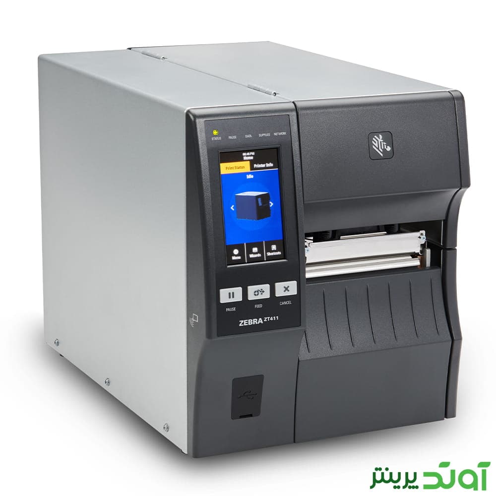 لیبل پرینتر صنعتی زبرا Zebra ZT411 600 dpi — تصویر ۱۰