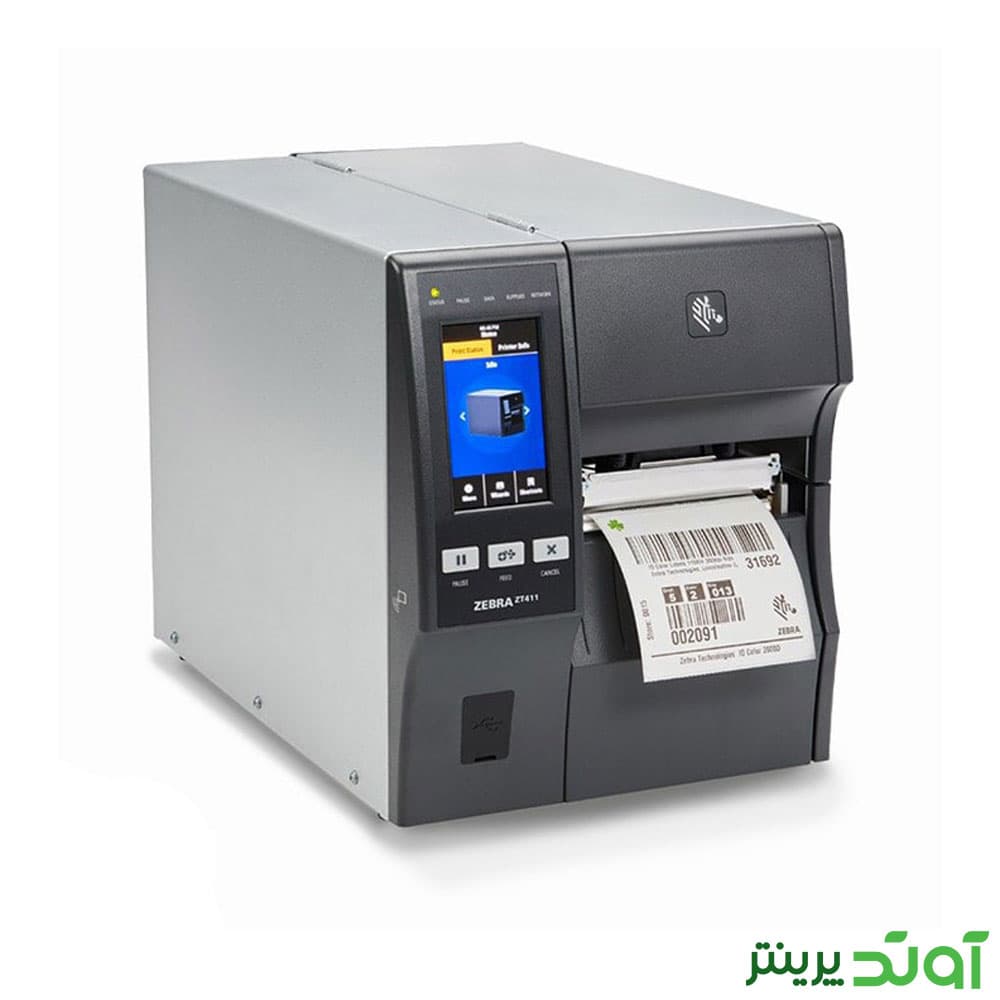 لیبل پرینتر صنعتی زبرا Zebra ZT411 600 dpi — تصویر ۷