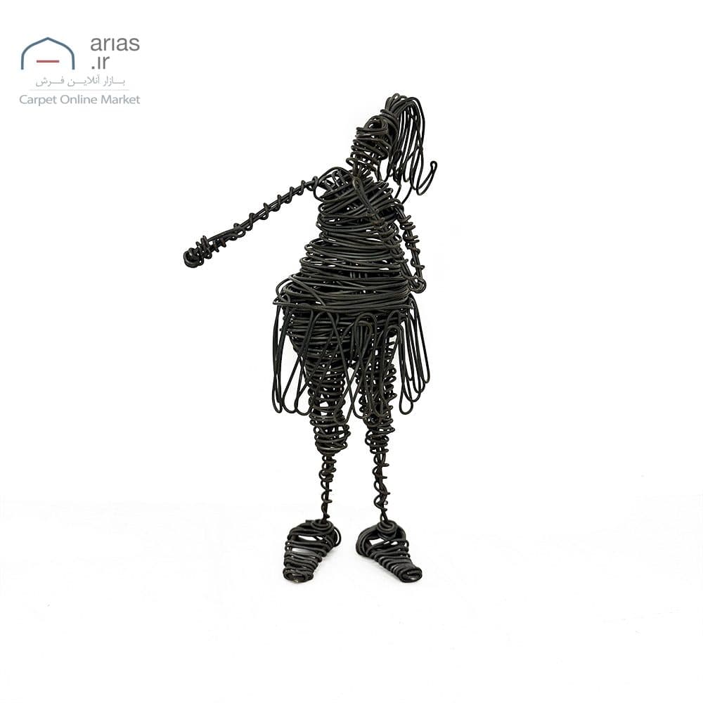مجسمه مفتولی طرح دختر کد A26164