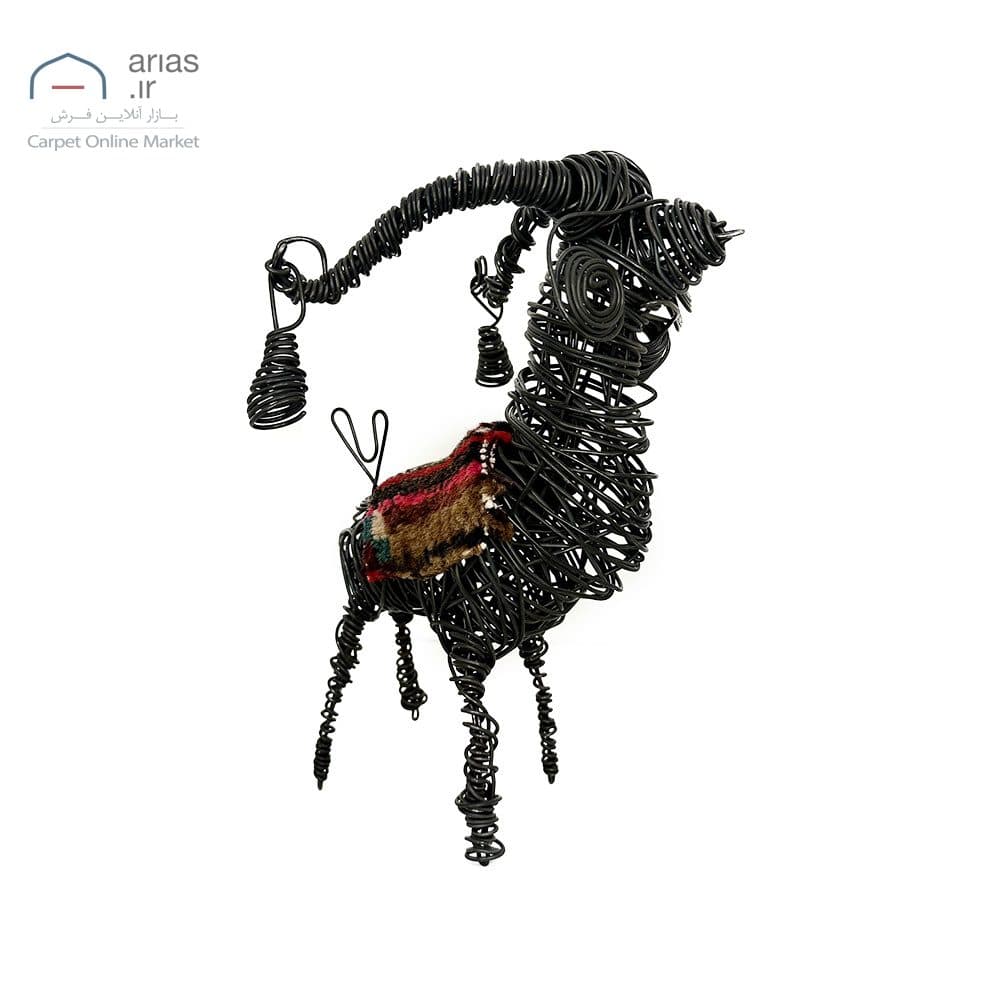 مجسمه مفتولی طرح گوزن کد A26161