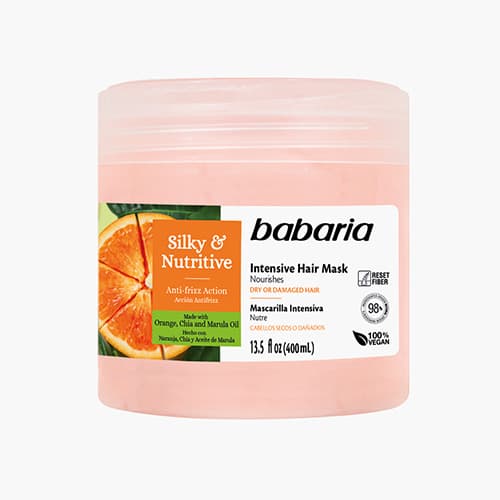 ماسک مو گیاهی مدل nutritive and repair پرتغال باباریا 400 میلی لیتر