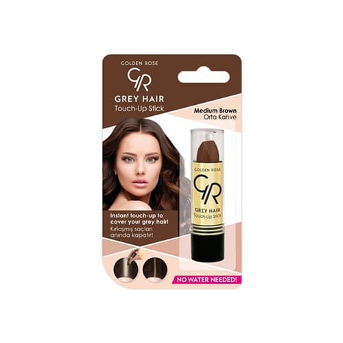 کانسیلر مو مدل grey hair گلدن رز رنگ medium brown