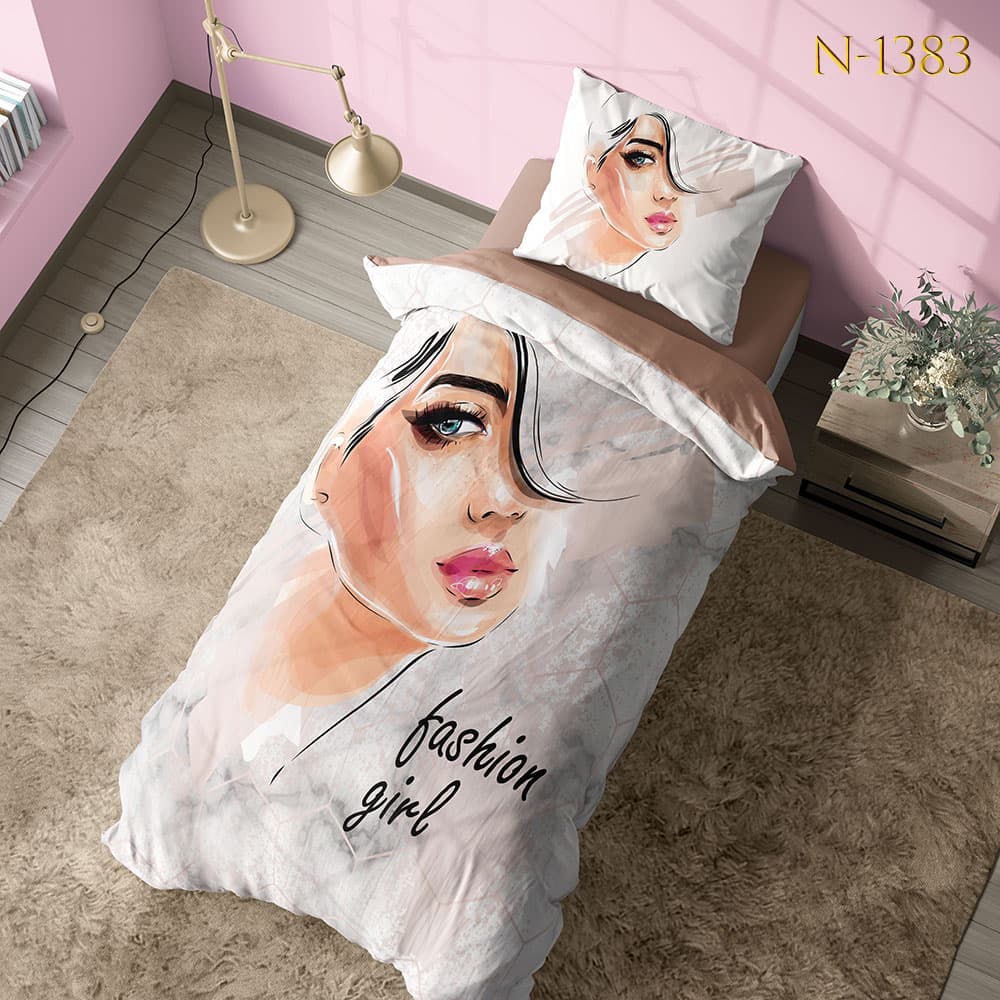 روتختی دخترانه طرح رخ فانتزی N-1383