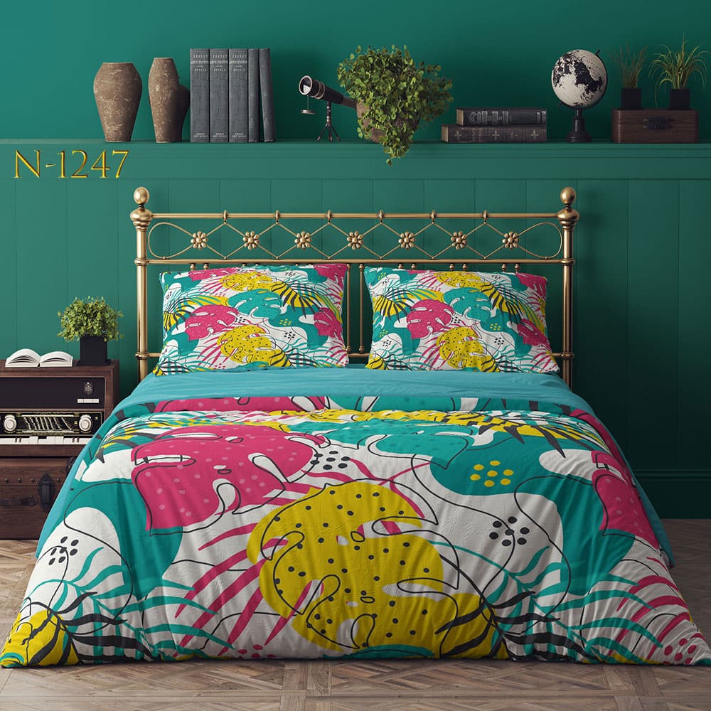 روتختی دونفره طرح برگ انجیری N-1247