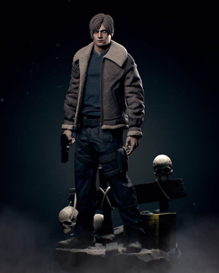 🔫 فیگور لیون کندی (Leon S. Kennedy) | Resident Evil 4 Remake | ارتفاع ۲۲ سانتیمتر | +PLA