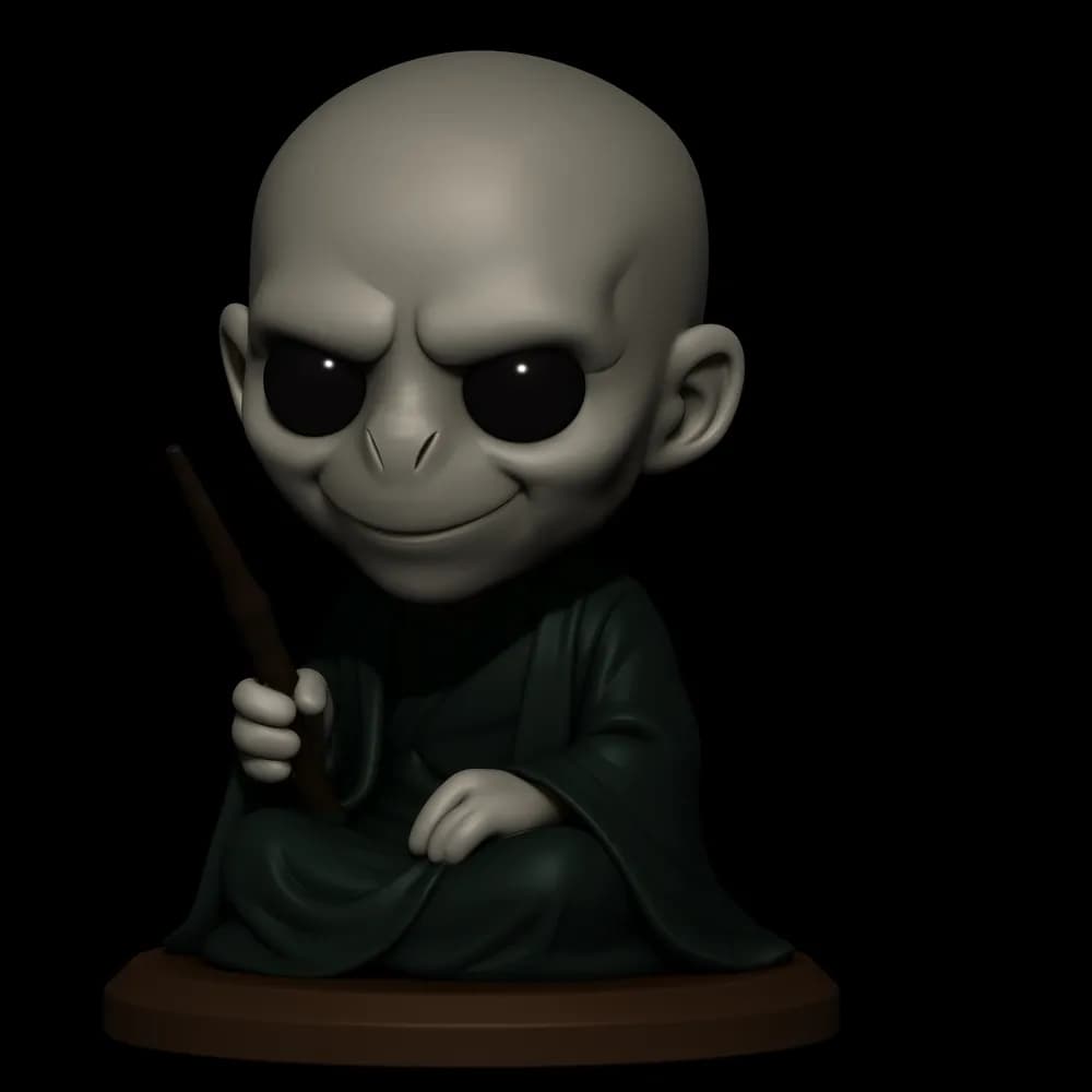 🪄 فیگور لرد ولدمورت (Lord Voldemort) | هری پاتر | ارتفاع ۱۵ سانتی‌متر | +PLA