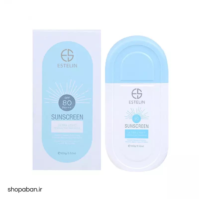 ضد آفتاب بی رنگ استلین (ضدلک و آبرسان) SPF80 حجم 100 میل — تصویر ۱۰