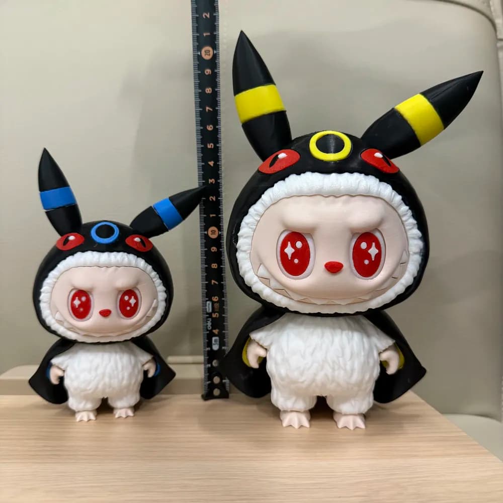 🧸 عروسک لبوبو با لباس Umbreon | چاپ سه‌بعدی +PLA — تصویر ۹