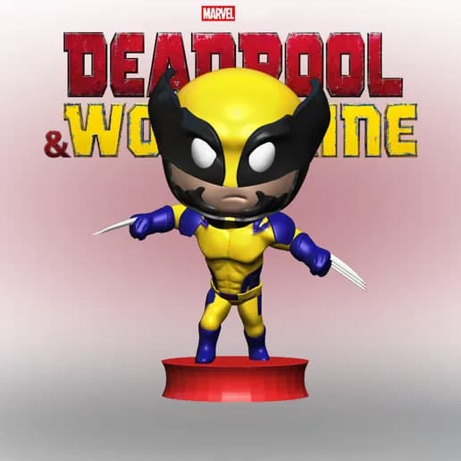 🐾 فیگور فانکو پاپ (Funko Pop) ولورین | چاپ سه‌بعدی با +PLA