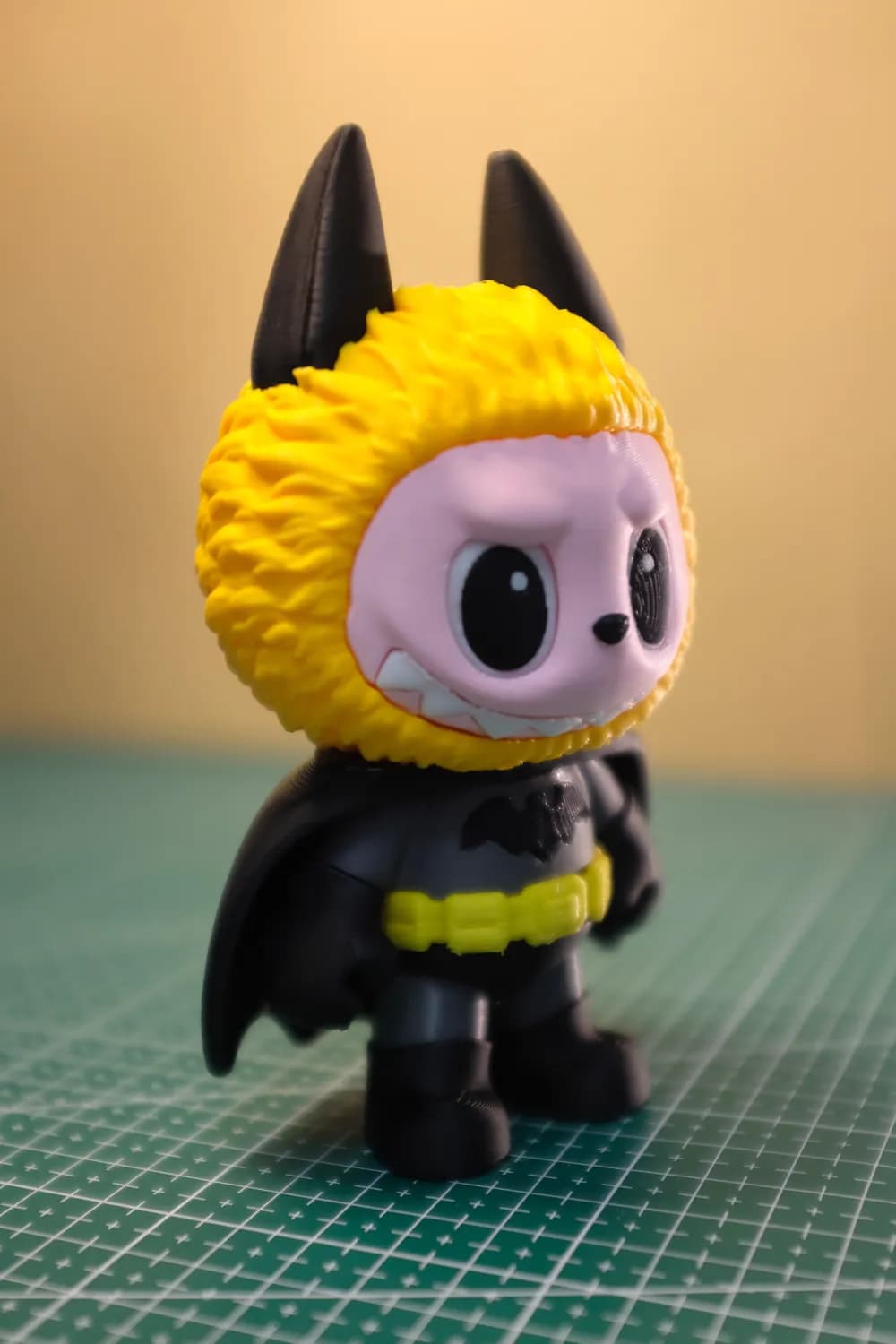 🦇 عروسک لبوبو مدل بتمن | چاپ سه‌بعدی با +PLA — تصویر ۴