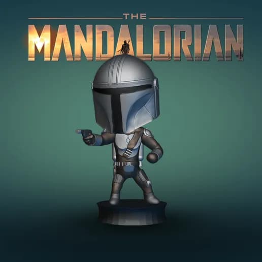 🛡️ فیگور فانکو پاپ ماندالورین | The Mandalorian Funko Pop (PLA+) — تصویر ۱۰