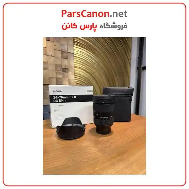 لنز سیگما دست دوم مدل Sigma 24-70mm f/2.8 DG DN Art Lens for Sony E stock — تصویر ۲