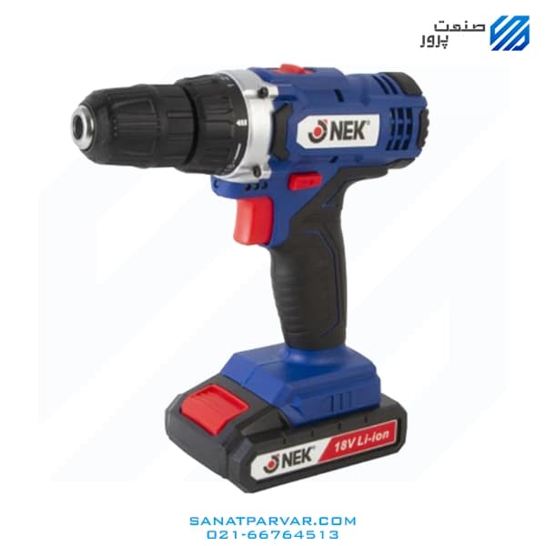 دریل و پیچگوشتی شارژی نک مدل NEK 182 LI