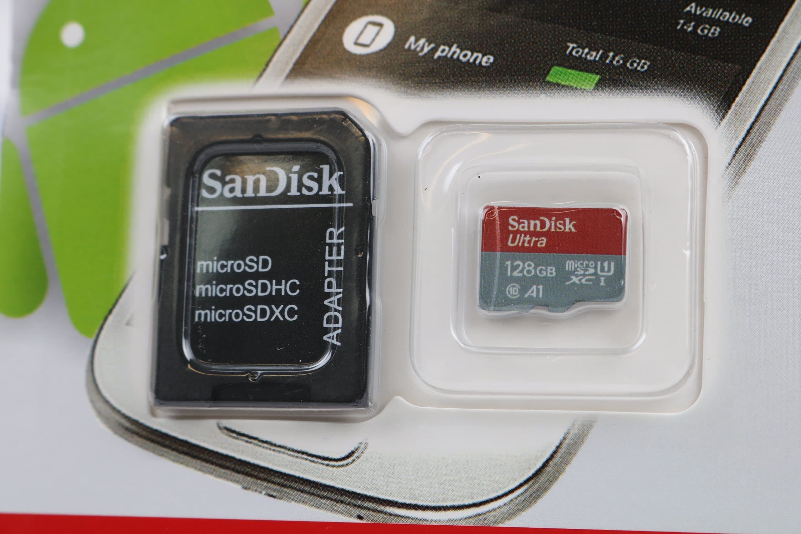 کارت حافظه Sandisk microSD Ultra A1 128GB — تصویر ۵