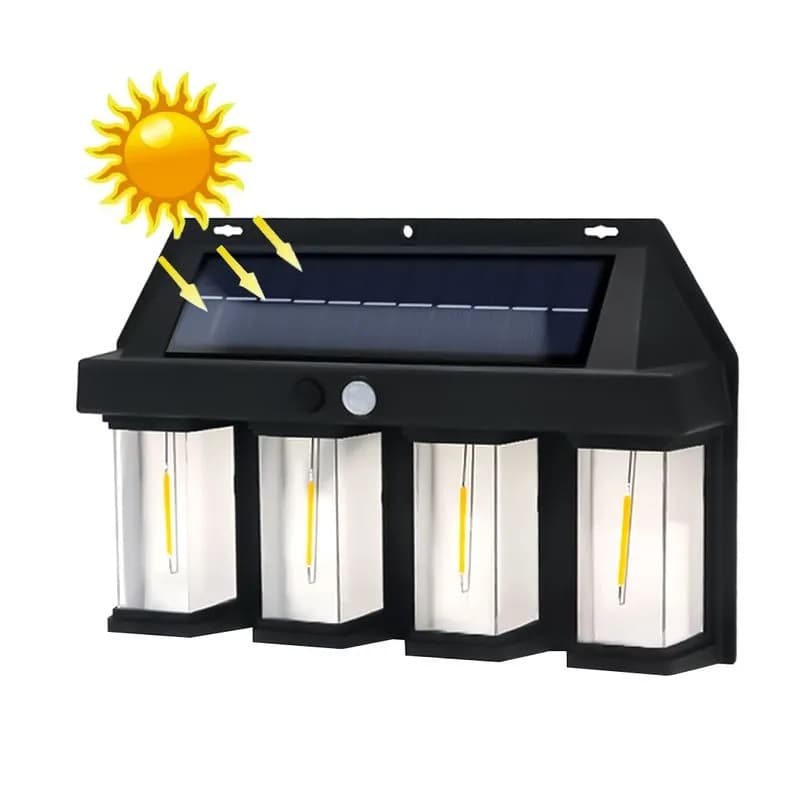 چراغ دیوارکوب خورشیدی مدل BK-618-4