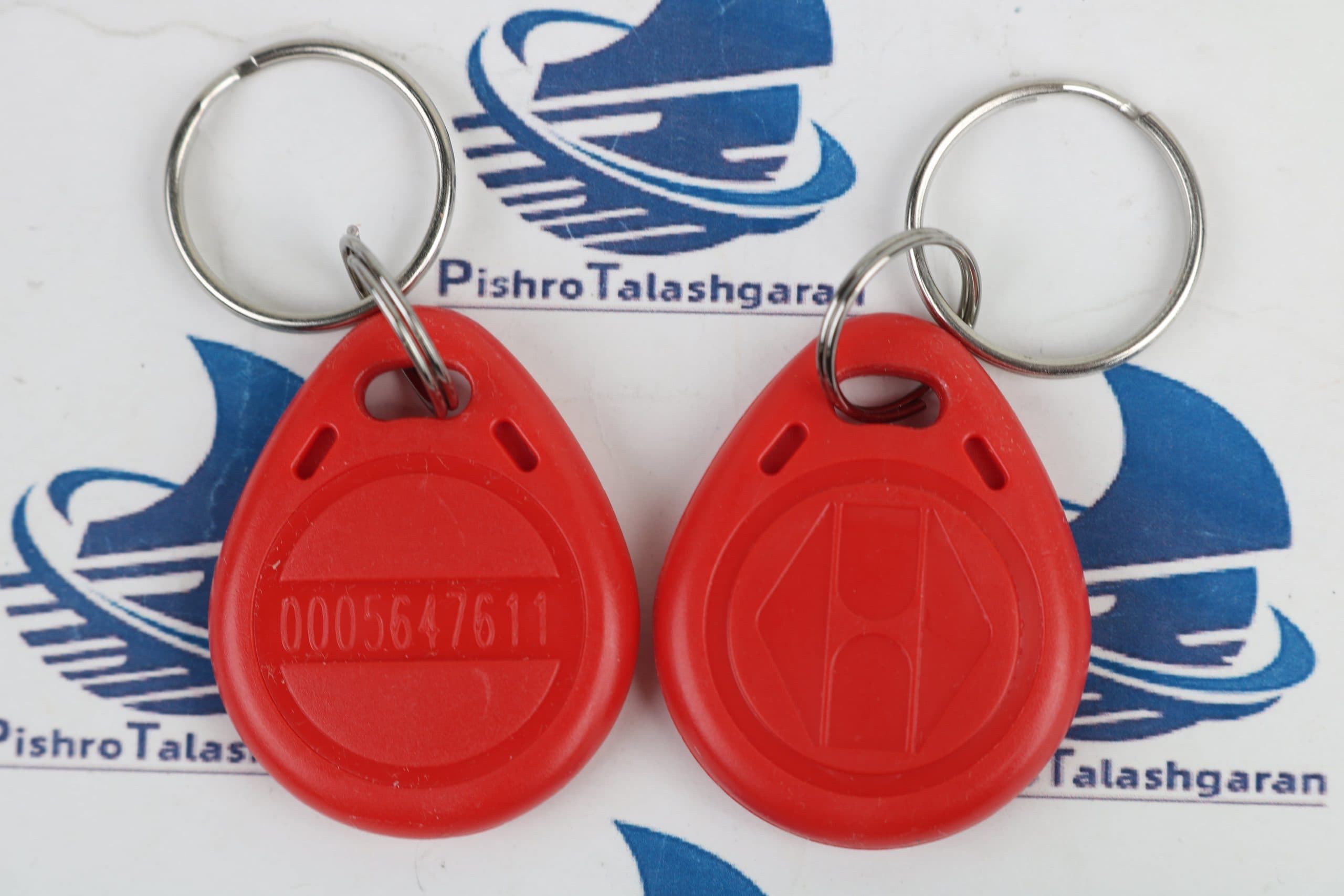 تگ جاسوئیچی زرد RFID 125KHZ — تصویر ۶