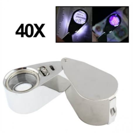 ذره بین تاشو چراغدار 40X مدل MG21011 — تصویر ۱۱