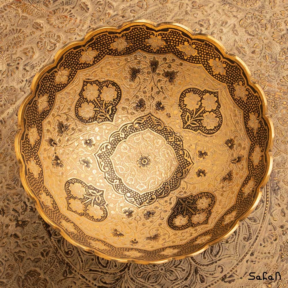 شکلات خوری برنجی طرح دیکشا — تصویر ۱۱