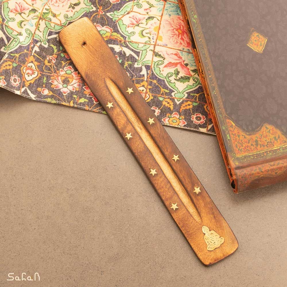 عود سوز چوبی برنجکوب تخت