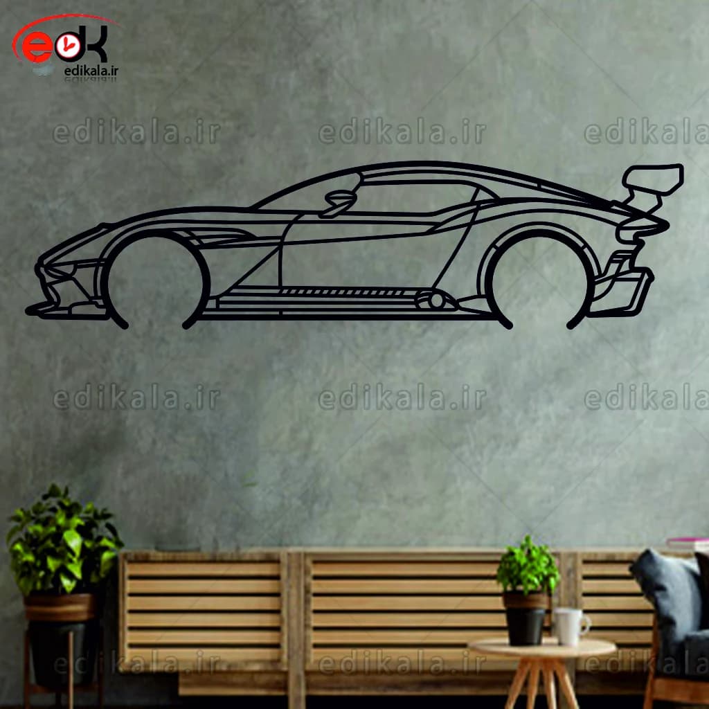 تابلو طرح ماشین Aston Martin شماره 3 با چراغ نئون+آداپتور+با انتخاب سایز و جنس دلخواه — تصویر ۶