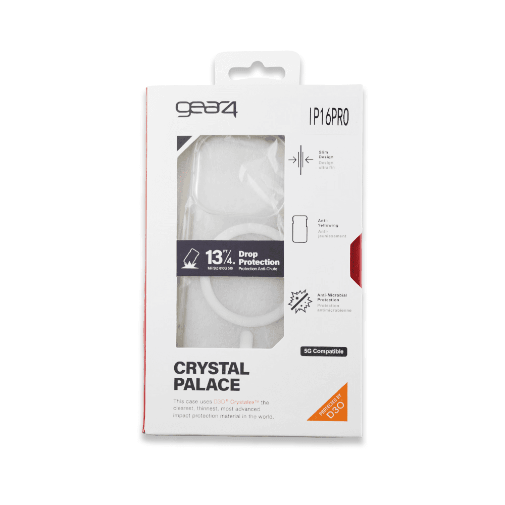 قاب طلقی مگسیف دار Gear4 آیفون 16Pro — تصویر ۷