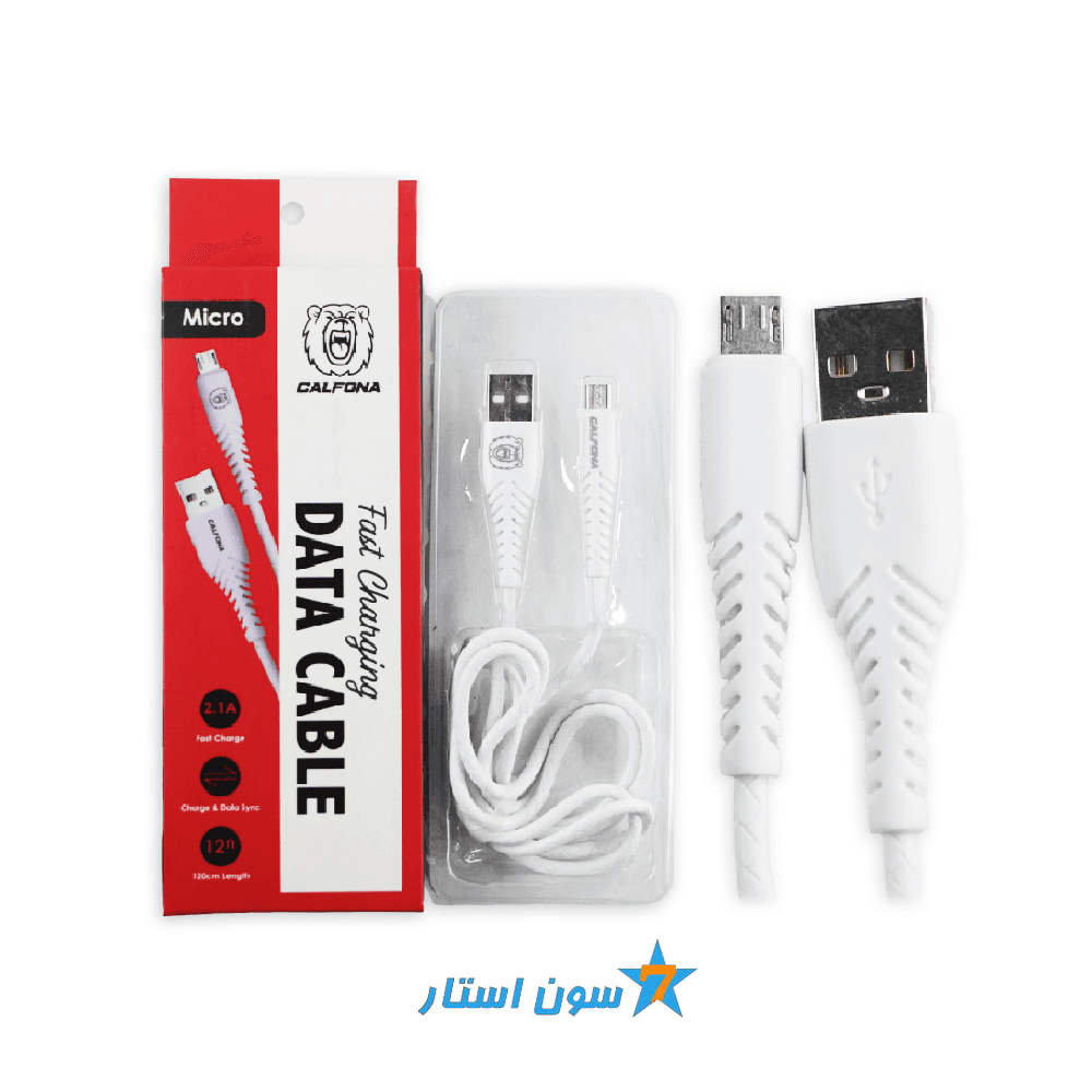 کابل شارژر فست میکرو اندروید کالفونا