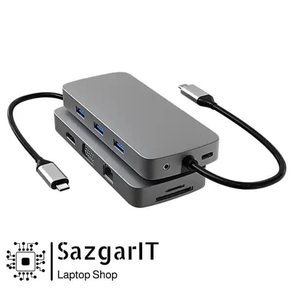 هاب USB-C ده کاره 10 in 1 Type-C Hub EXPO — تصویر ۴