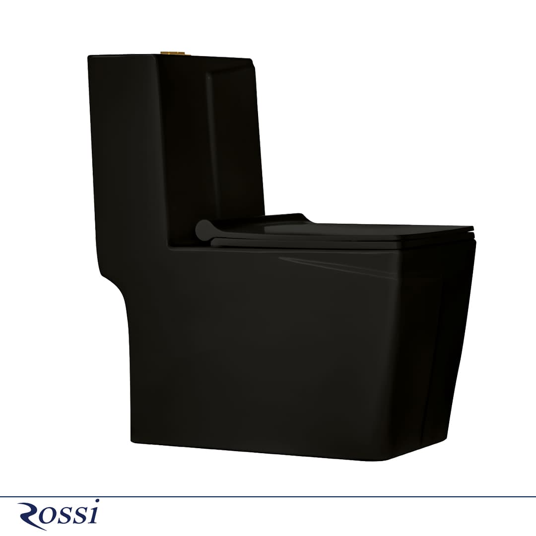 توالت فرنگی رسی مدل لاین مشکی