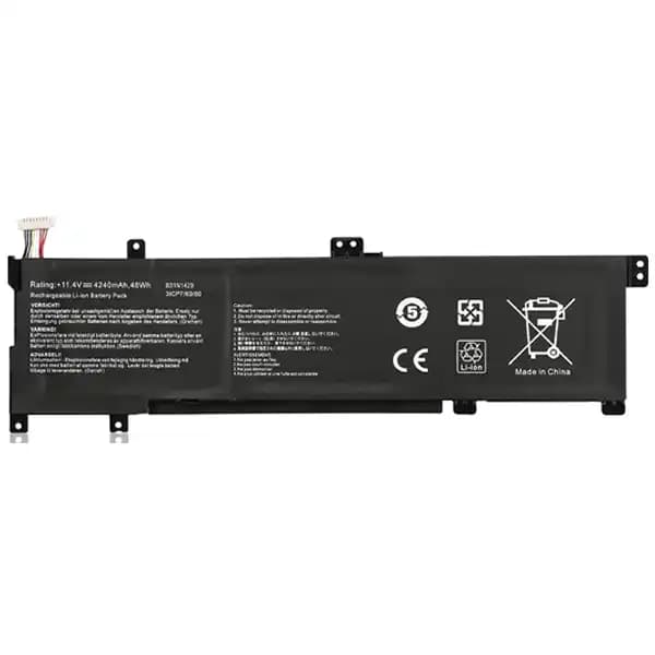 باتری لپ تاپ ایسوس 3سلولی پلیمری ASUS – B31N1429 – 3400mAh — تصویر ۲