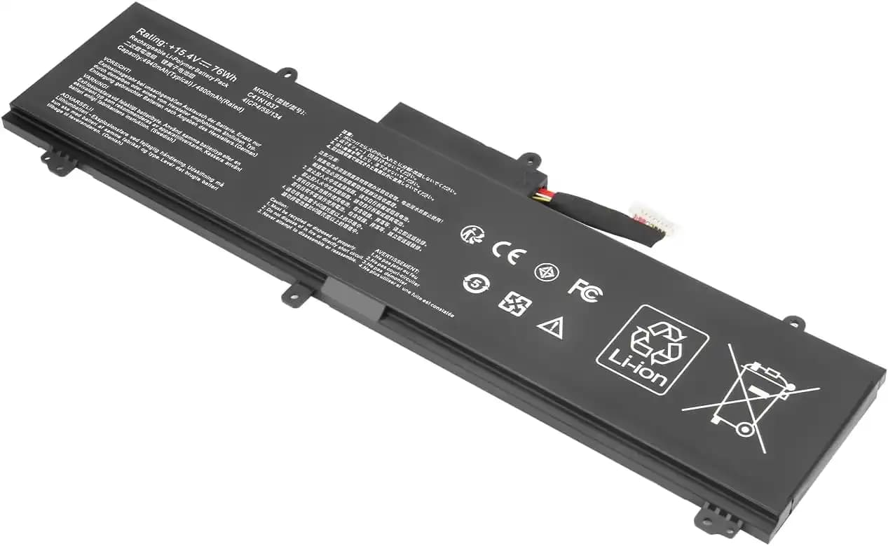 باتری لپ تاپ ایسوس پلیمری ASUS ROG GX502 – C41N1837 – 4Cell – 4200mAh — تصویر ۷