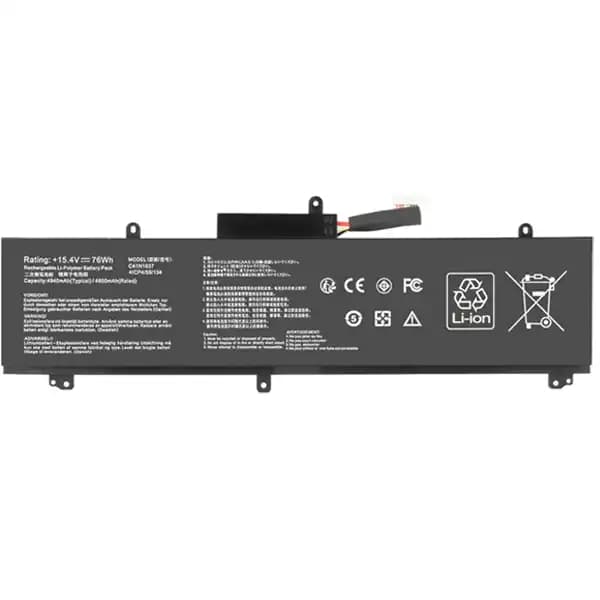 باتری لپ تاپ ایسوس پلیمری ASUS ROG GX502 – C41N1837 – 4Cell – 4200mAh — تصویر ۶