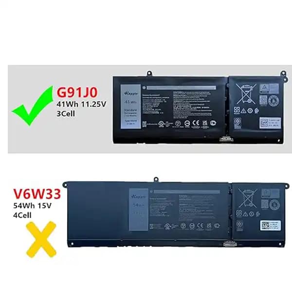 باتری لپ تاپ دل DELL INSPIRON 3510 3511 – G91J0 – 3Cell – 3300mAh — تصویر ۴