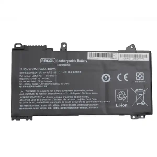 باتری لپ تاپ اچ پی HP Probook 430 440 450 G6 – RE03XL – 3Cell – 3500mAh