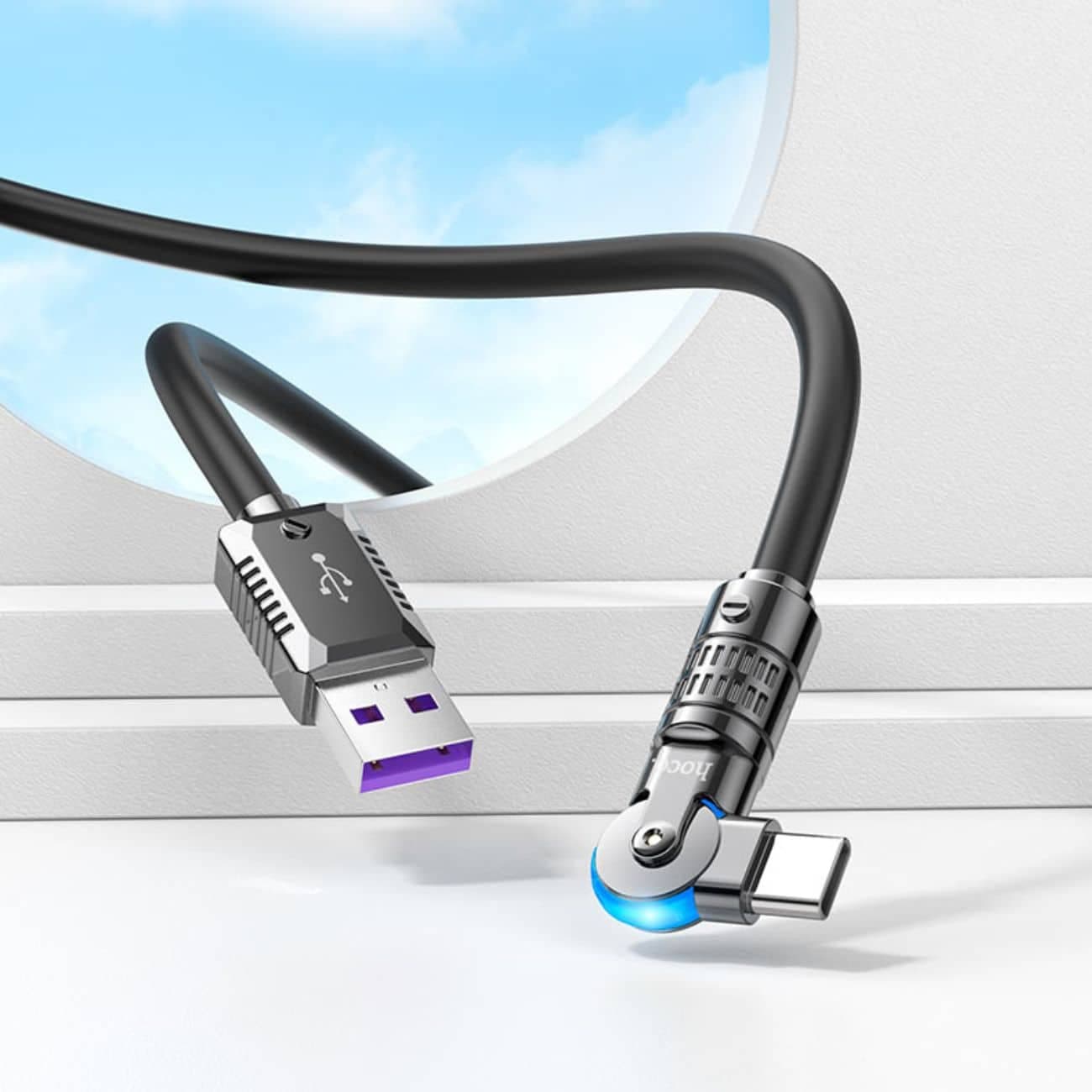 کابل USB به تایپ سی هوکو Hoco مدل U118 توان 100 وات 1.2 متر — تصویر ۱۱