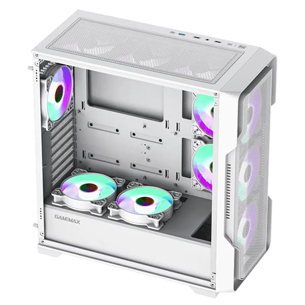 کیس گیمینگ گیم‌ مکس مدل GameMax Siege White — تصویر ۱۰