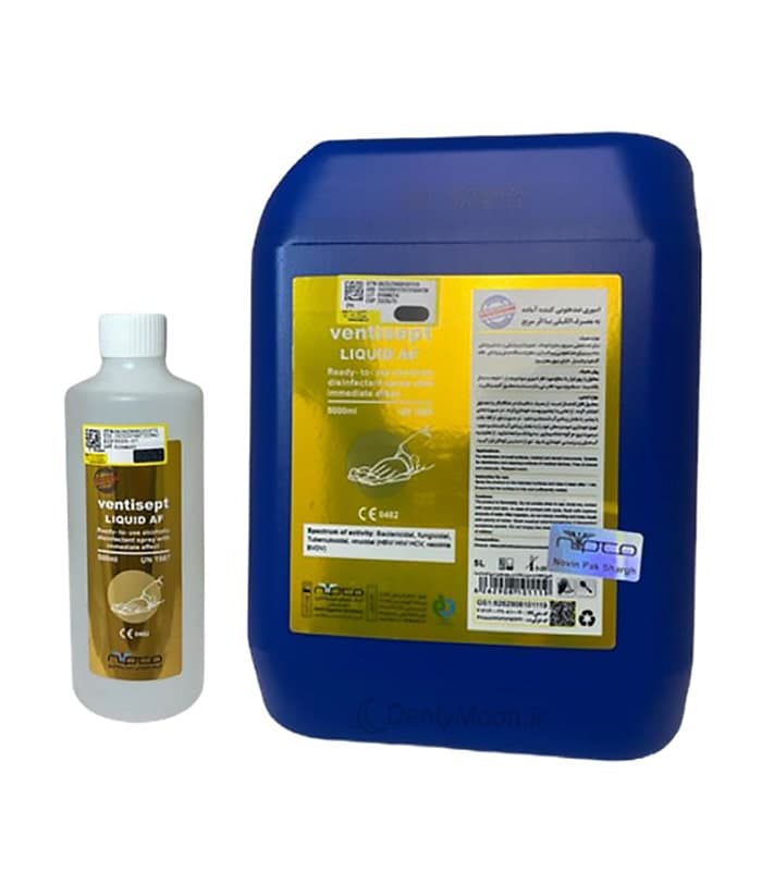 محلول ضدعفونی کننده ابزار و سطوح نیپکو Nipco Ventisept Liquid AF — تصویر ۳