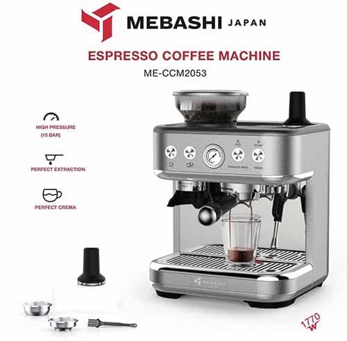 اسپرسوساز نیمه صنعتی مباشی مدل ME-CM2053 — تصویر ۱۲
