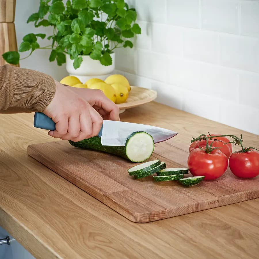 سرویس چاقوی ۳ تکه خاکستری-فیروزه‌ای ایکیا مدل TIGERBARB — تصویر ۵