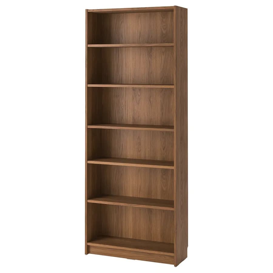 کتابخانه طرح گردوی قهوه ای سایز ۸۰x۲۸x۲۰۲ ایکیا مدل BILLY