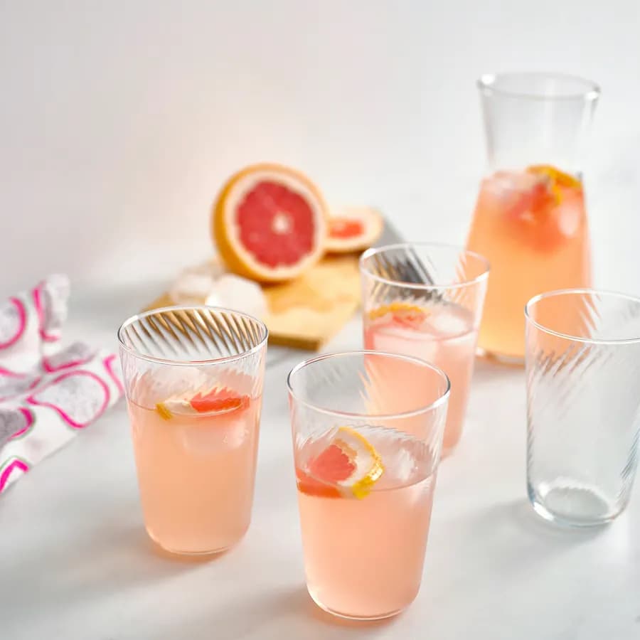 لیوان شیشه ای شفاف 400 میلی لیتر ایکیا مدل KLIPPLAX — تصویر ۶