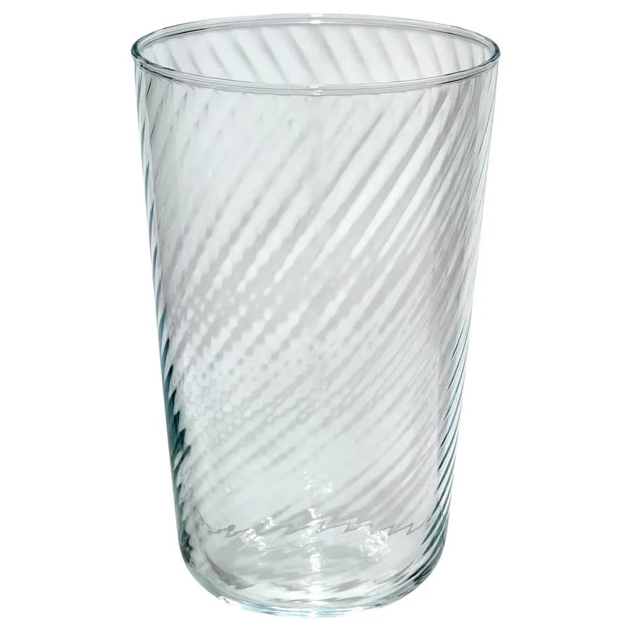 لیوان شیشه ای شفاف 400 میلی لیتر ایکیا مدل KLIPPLAX