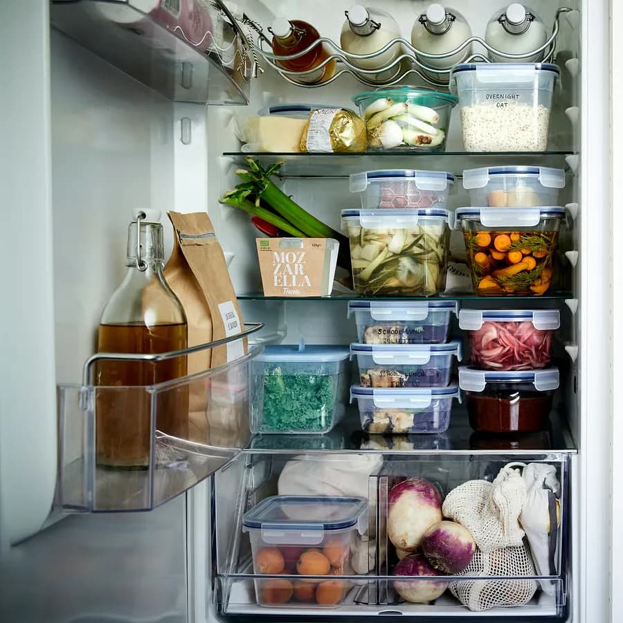 ظرف غذا با درب مستطیلی/پلاستیکی 2 لیتری ایکیا مدل IKEA 365+ — تصویر ۳